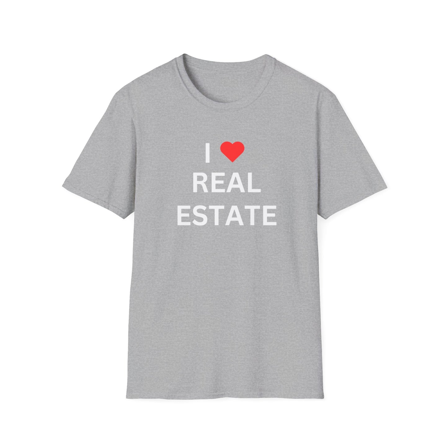 I Love Real Estate Unisex Softstyle T-Shirt